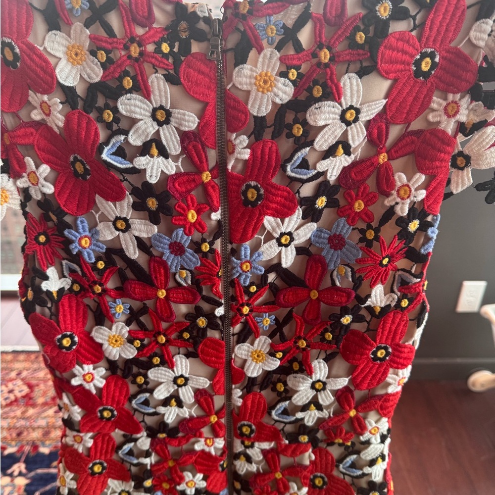 Alice and Olivia floral lace dress - Picture 7 of 8